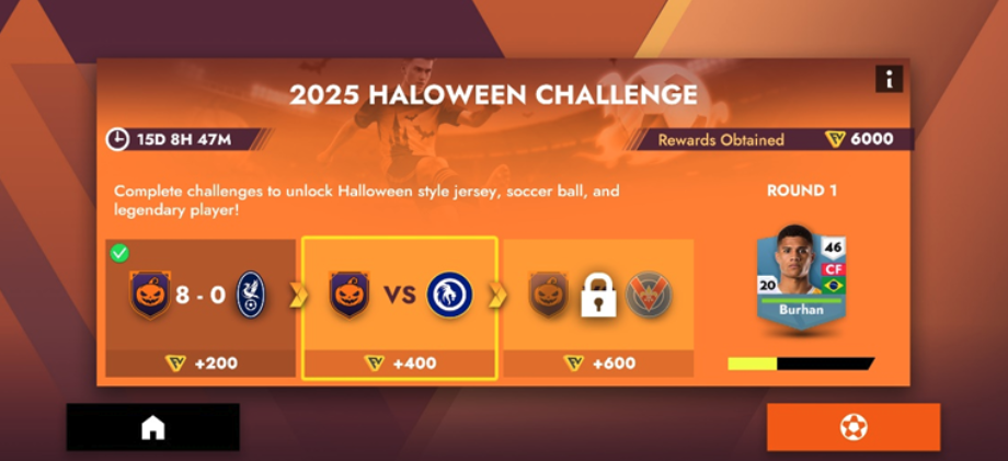 Seasonal challenge UI