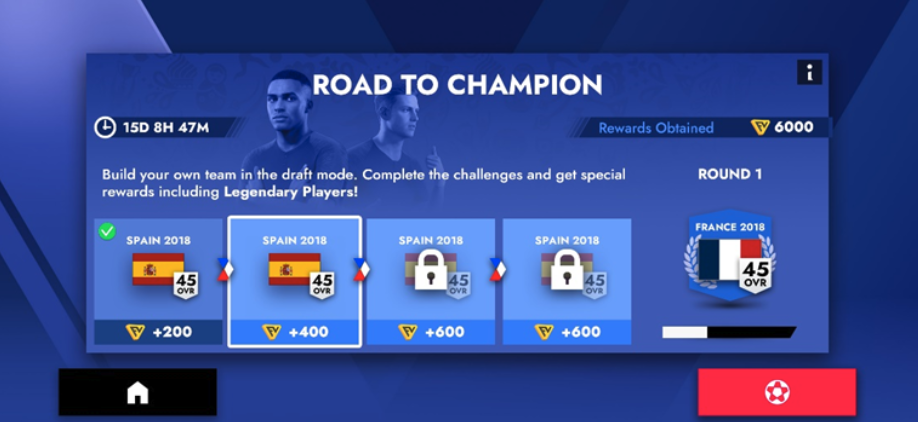 Live event challenges screenshot