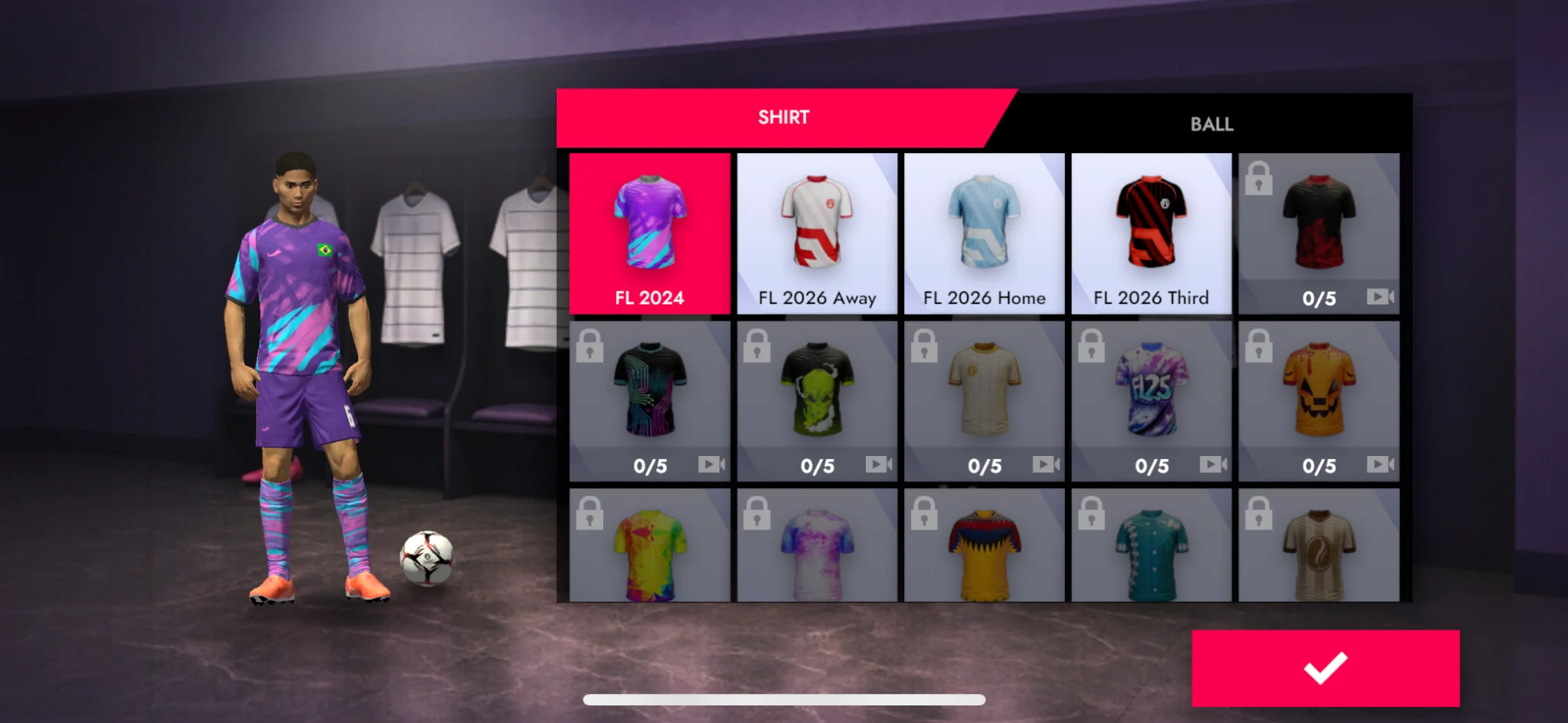 Football League 2026 interface