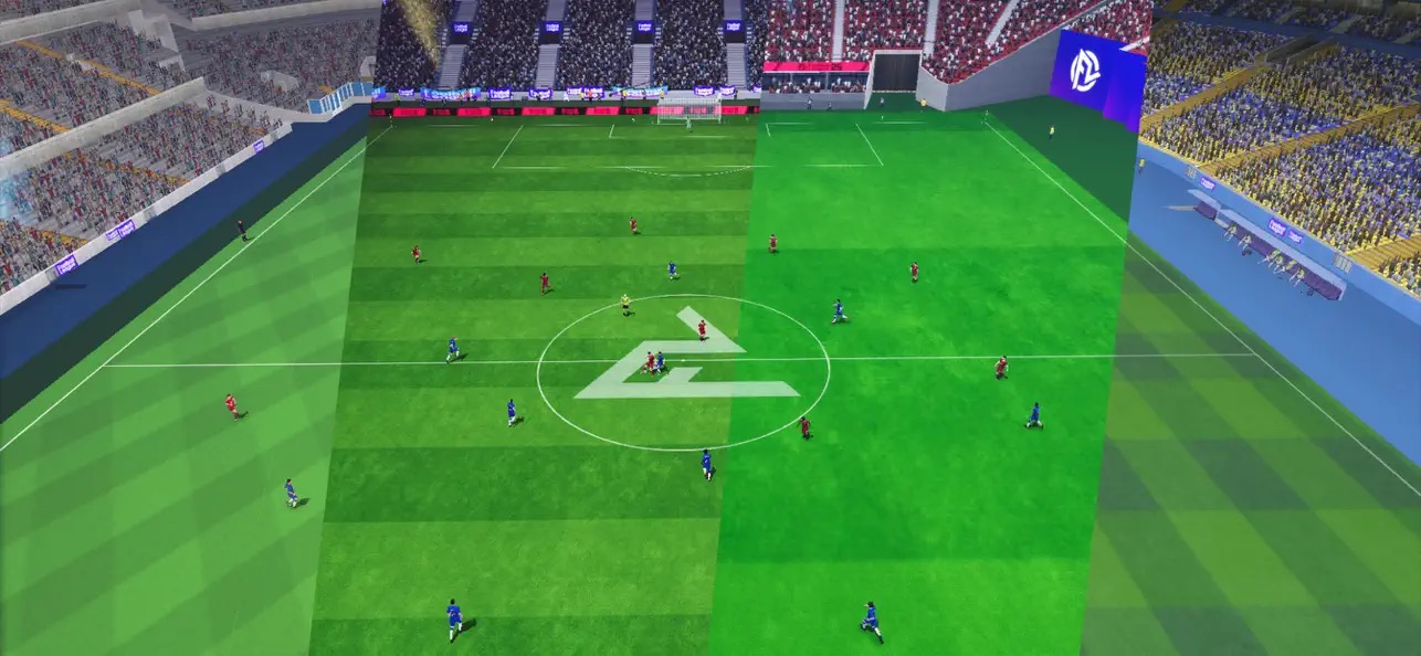 Stadium gameplay moment in Football League 2026