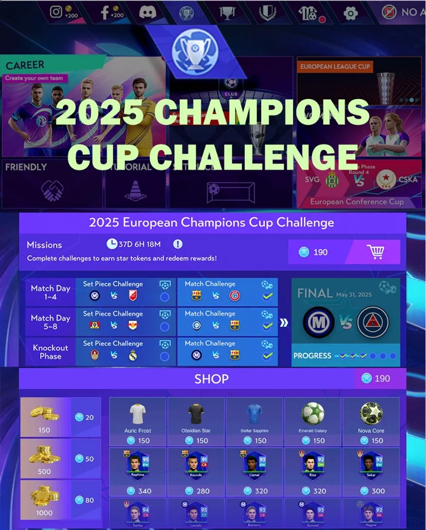 2025 Champions Cup Challenge: have you tried it yet?