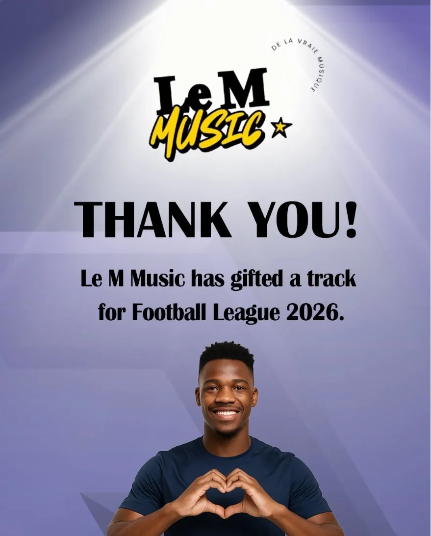Le M Music regala un tema a Football League 2026