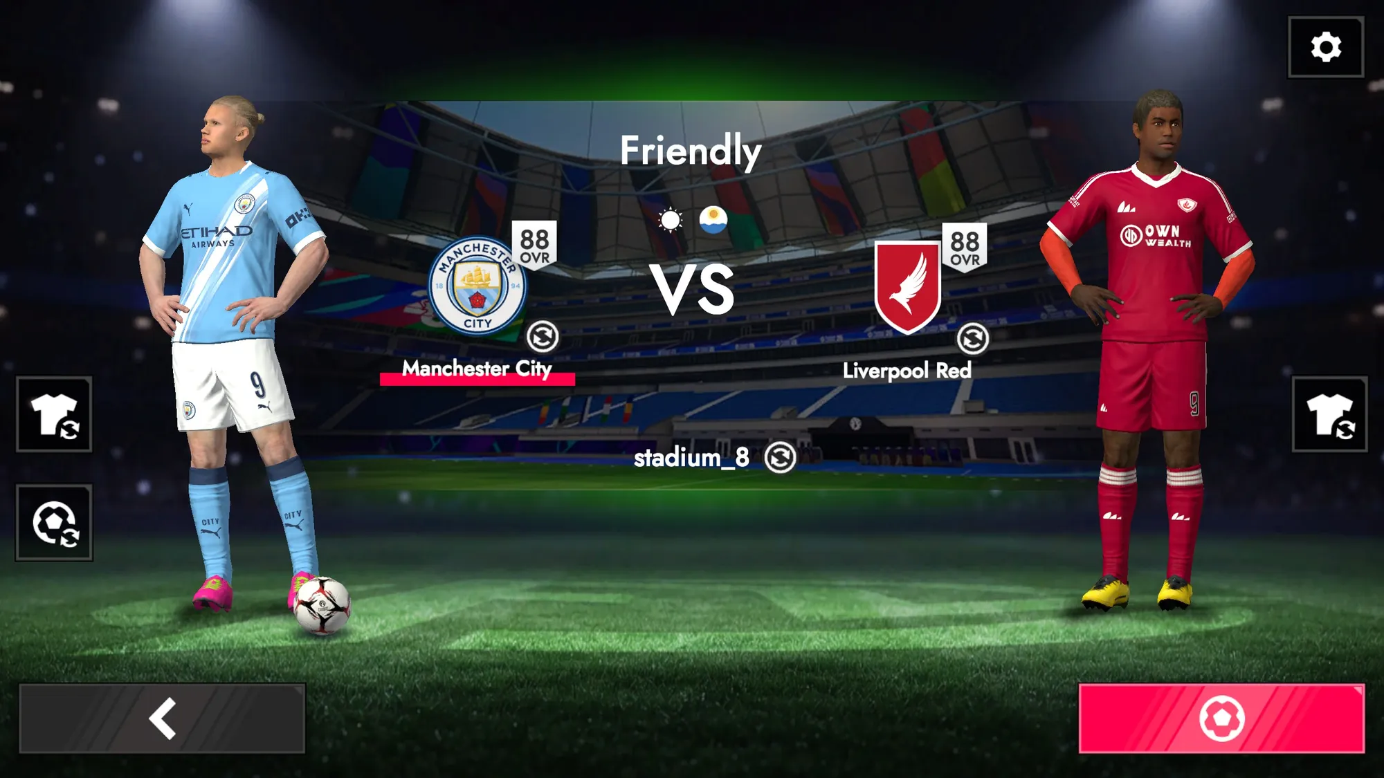 Updated match visuals